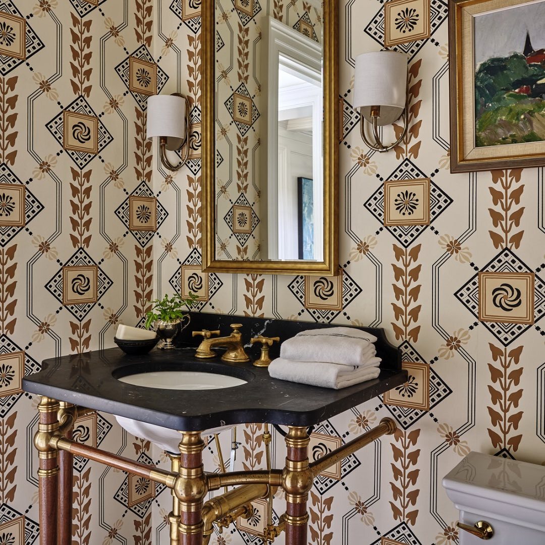 Pattern Drenching in Bathrooms: More is More (and It’s Fabulous)