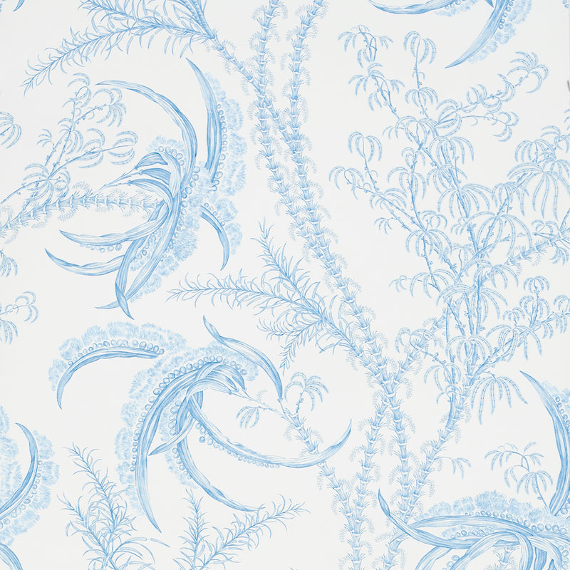 Ocean Toile Wallpaper