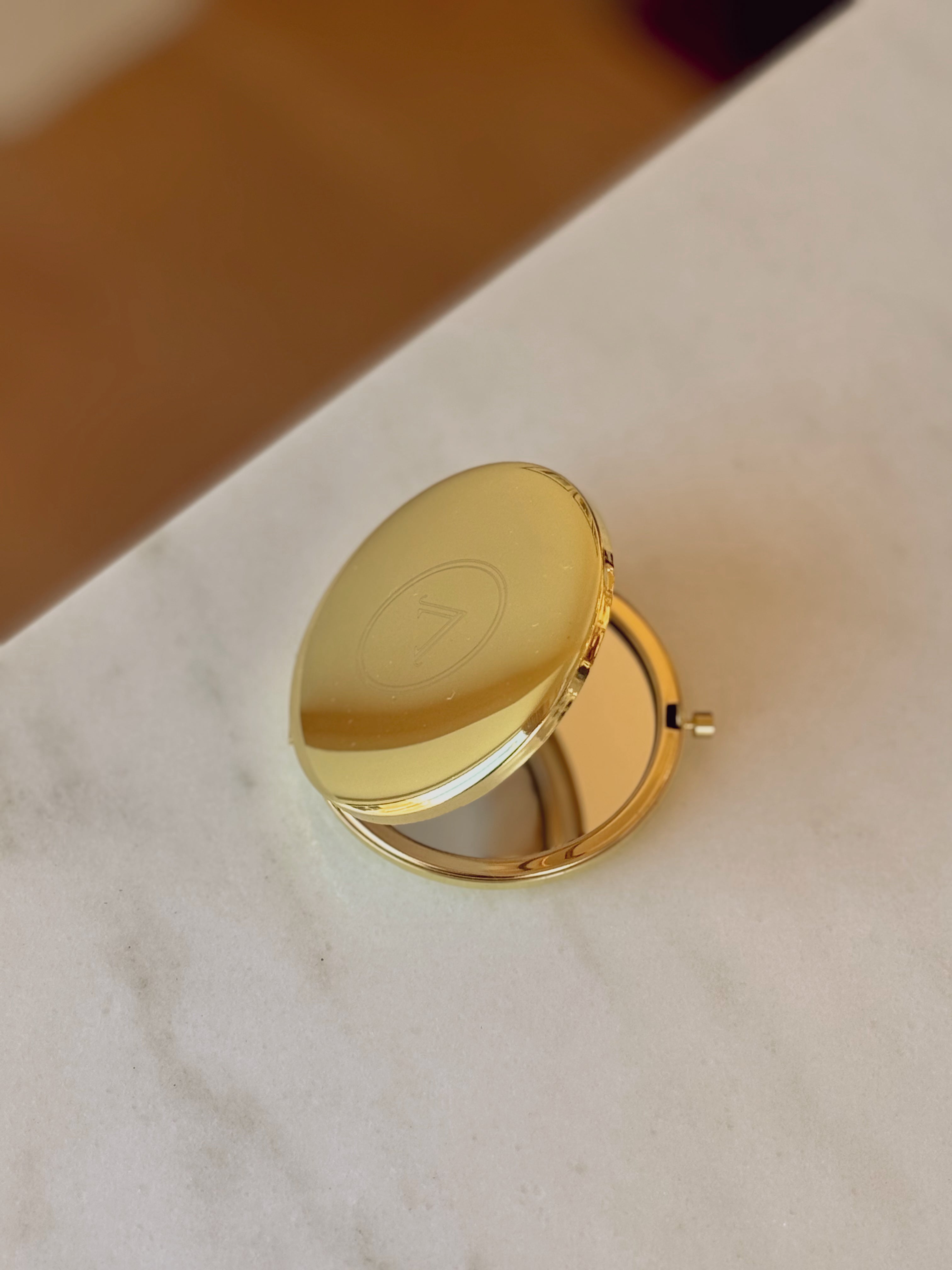 Brass Vanity Compact