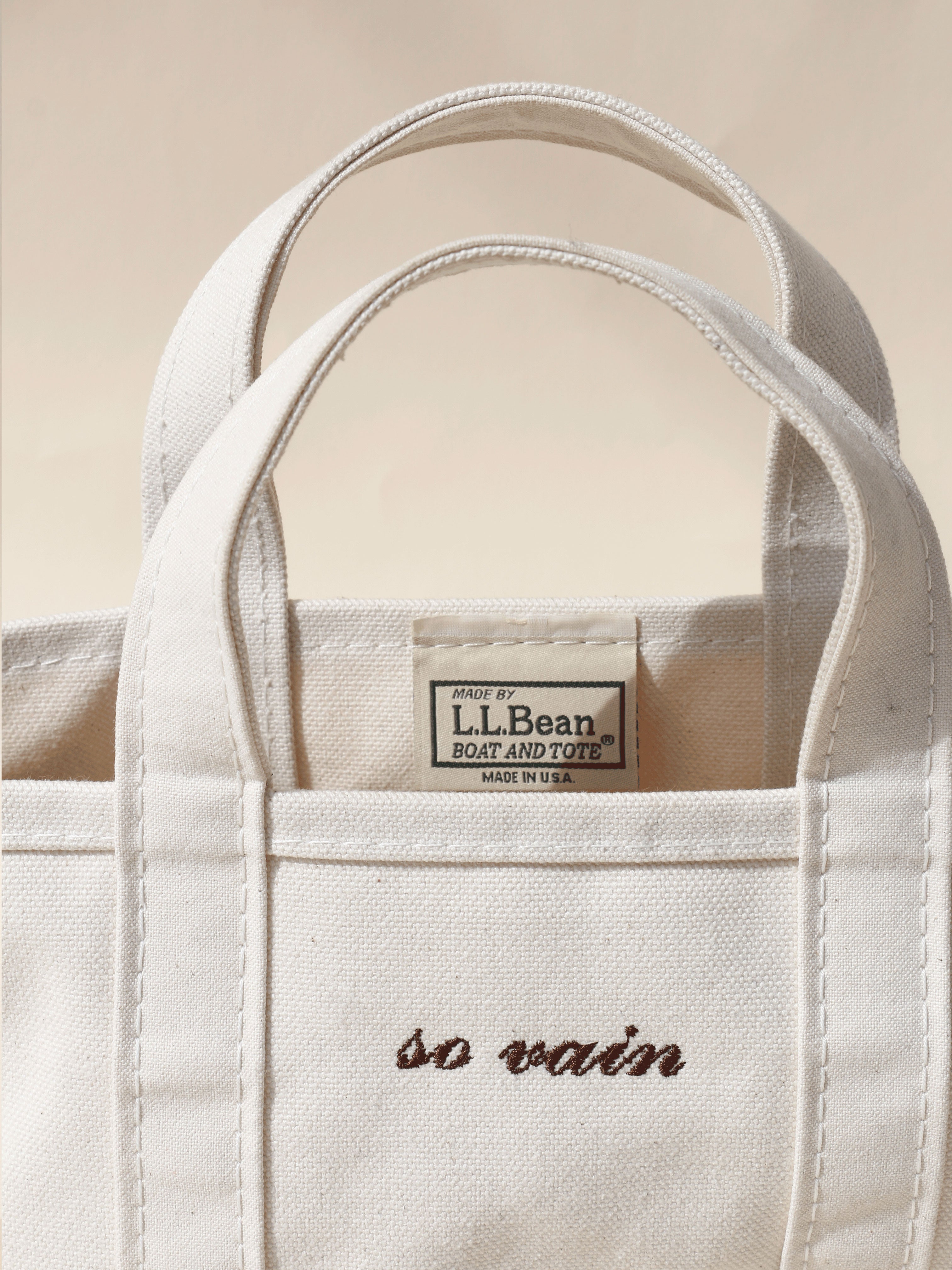 So Vain Canvas Tote