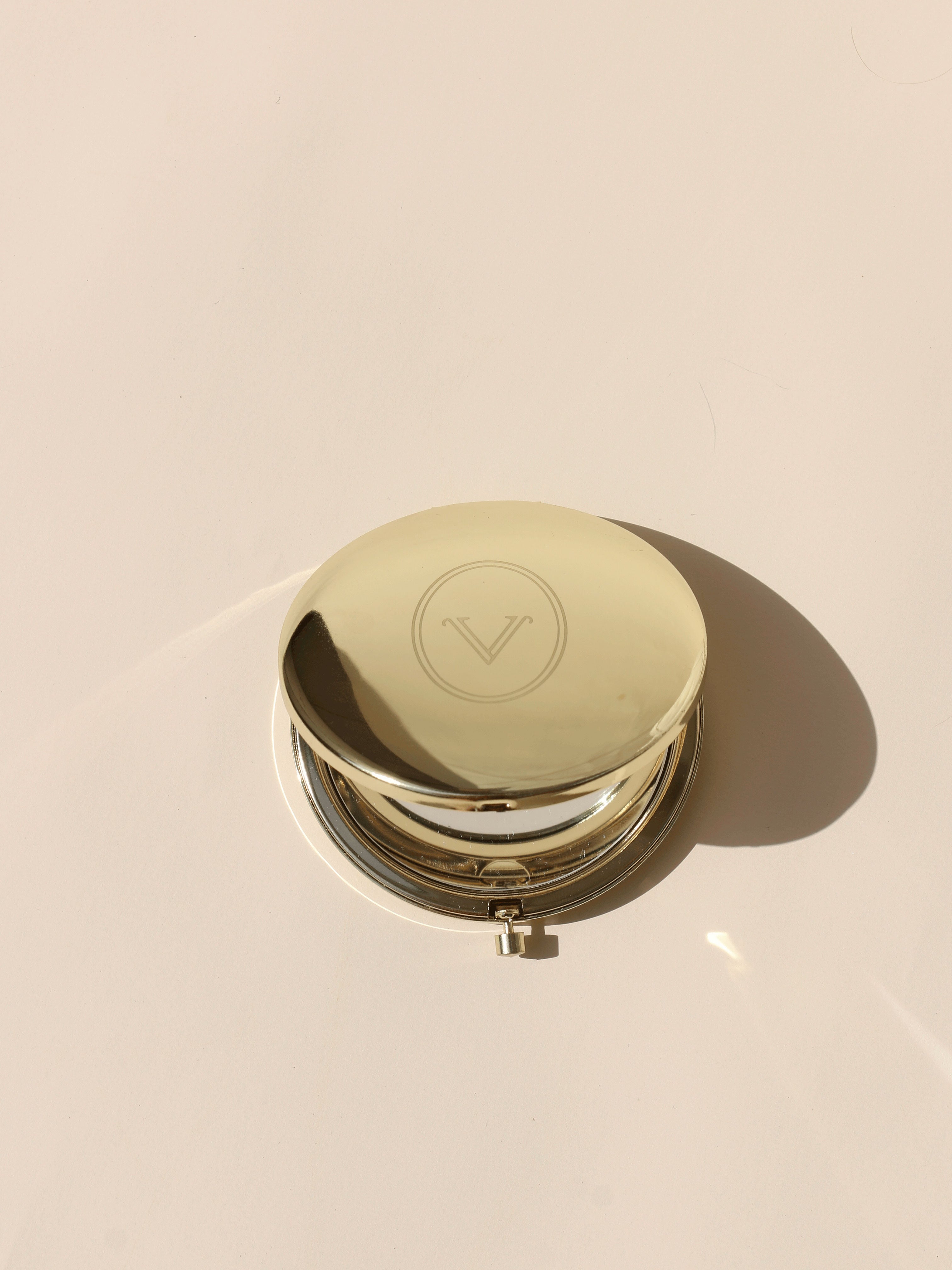 Brass Vanity Compact