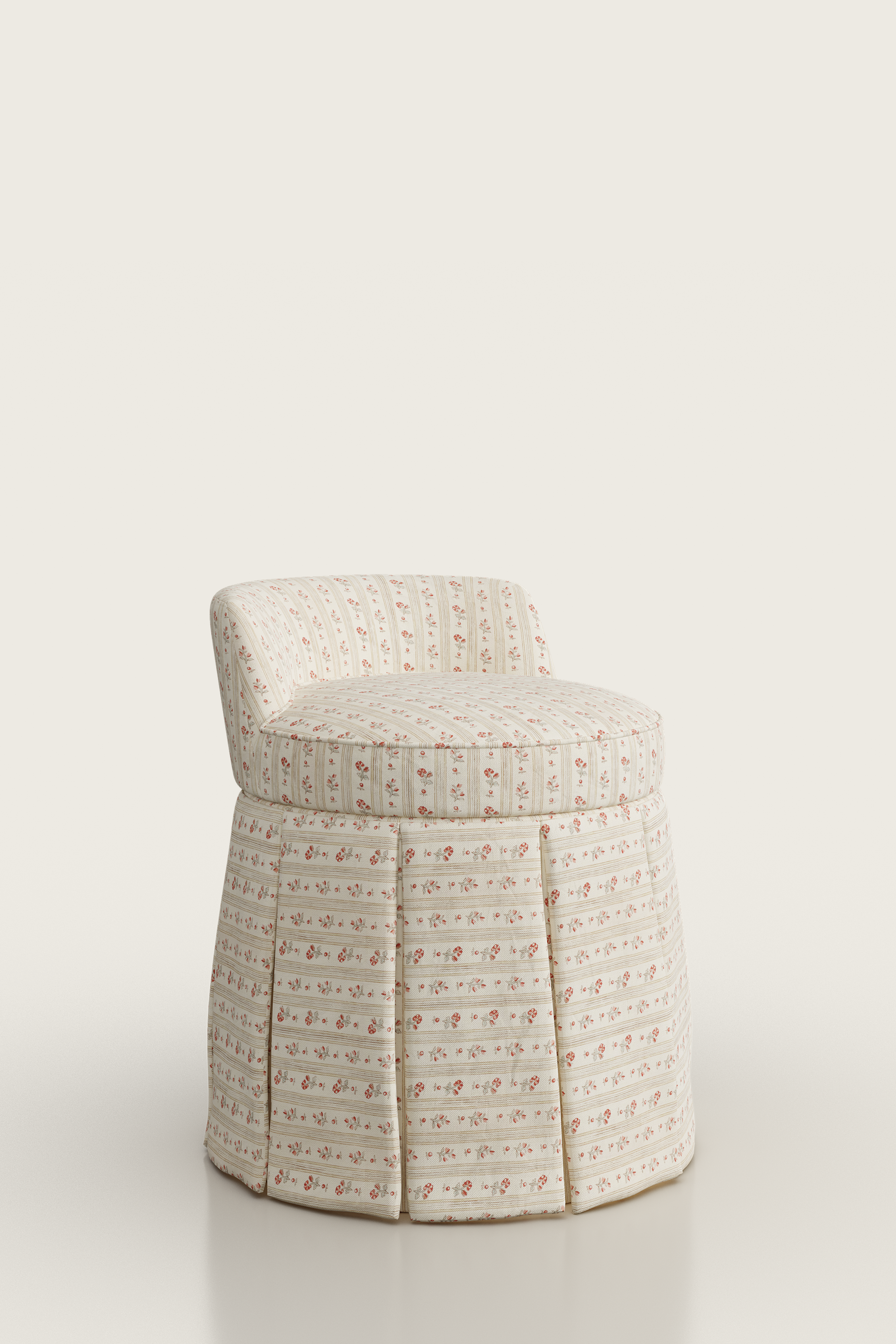 Jess Stool in Cabanon Stripe