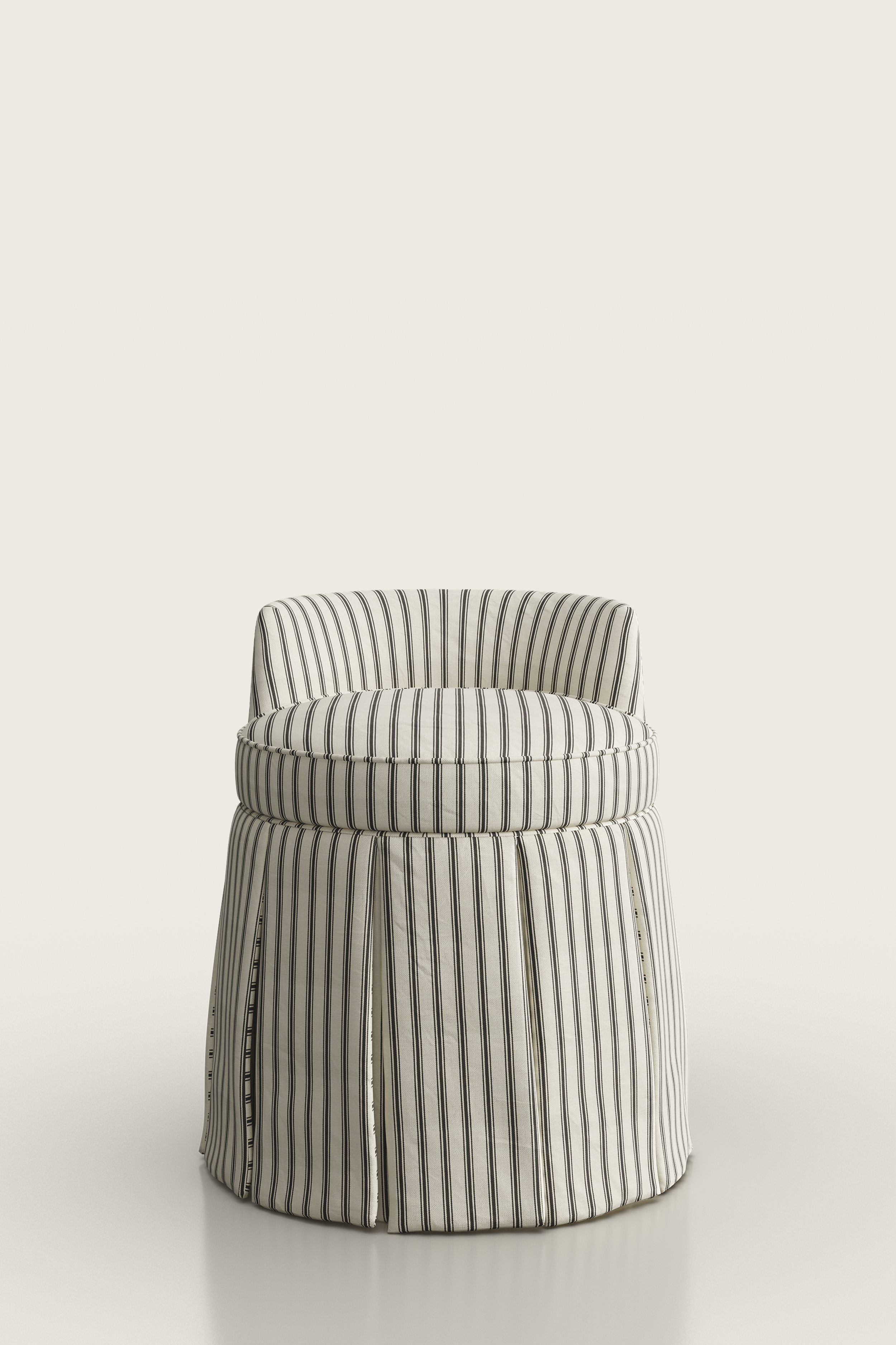 Jess Stool in Marquet Ticking Stripe