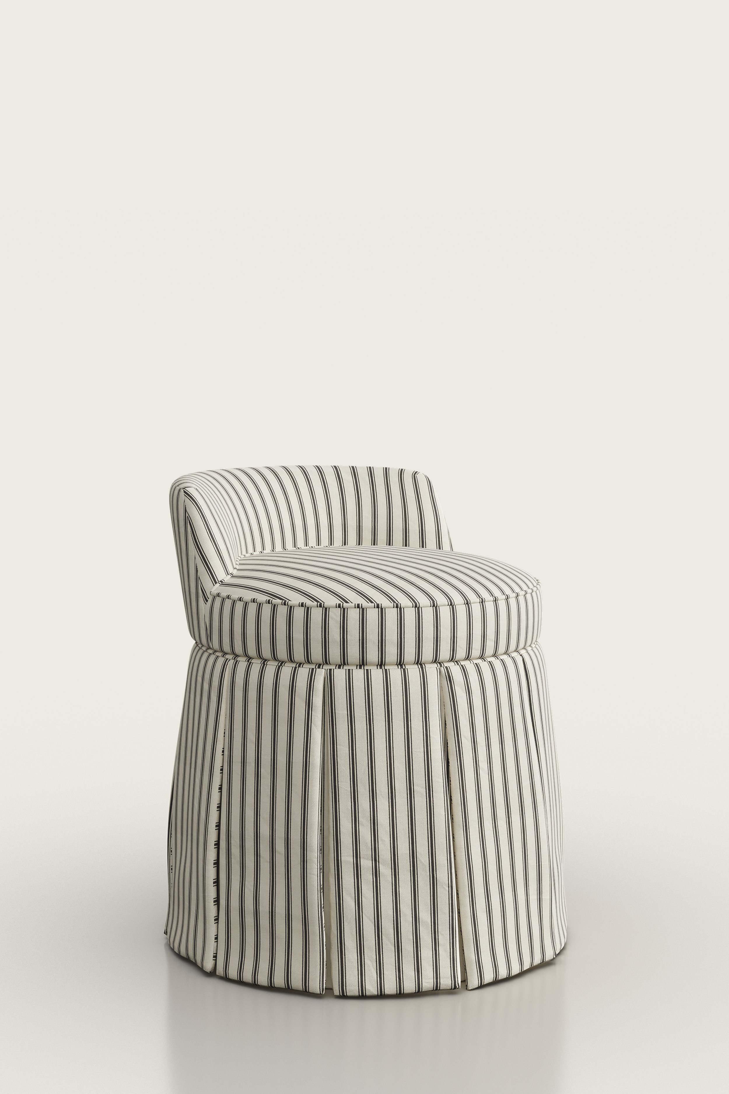 Jess Stool in Marquet Ticking Stripe