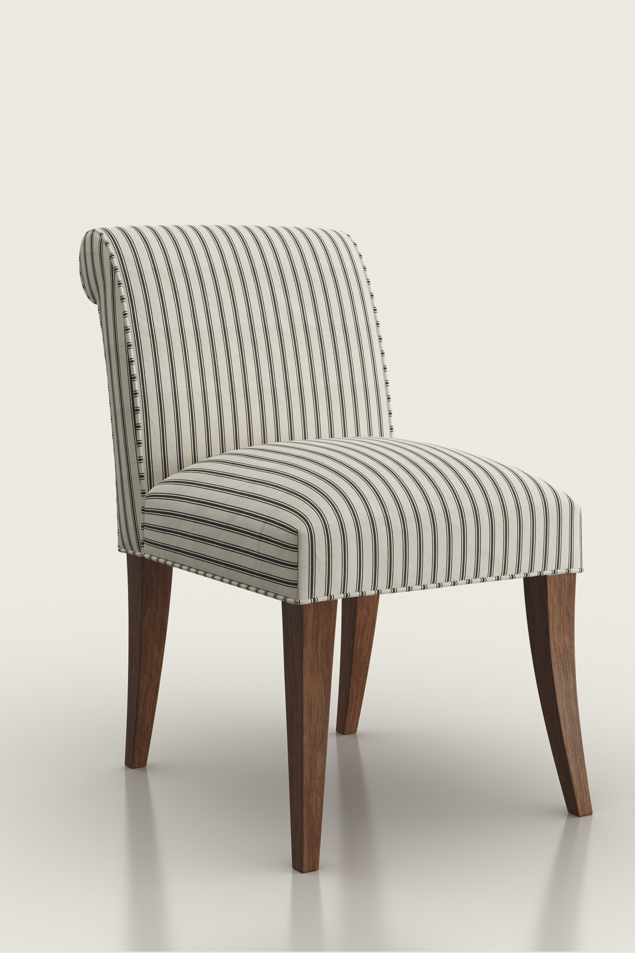 Lauren Stool in Marquet Ticking Stripe