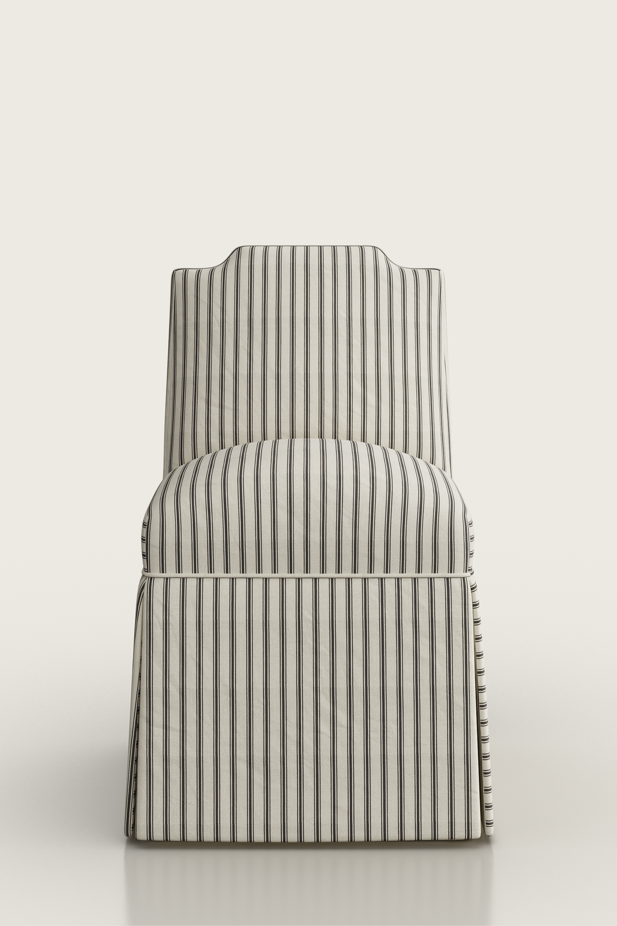 Meghan Stool in Marquet Ticking Stripe