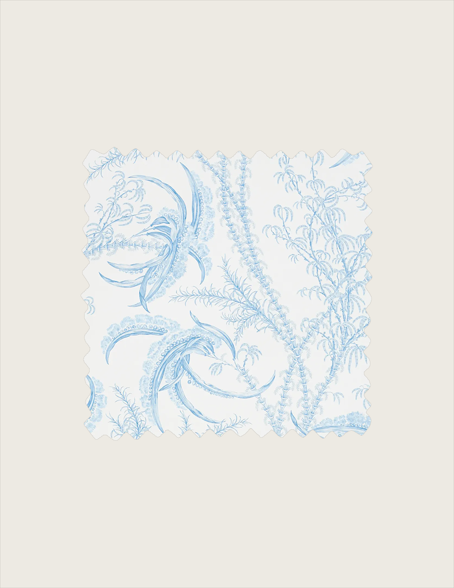 Ocean Toile Wallpaper