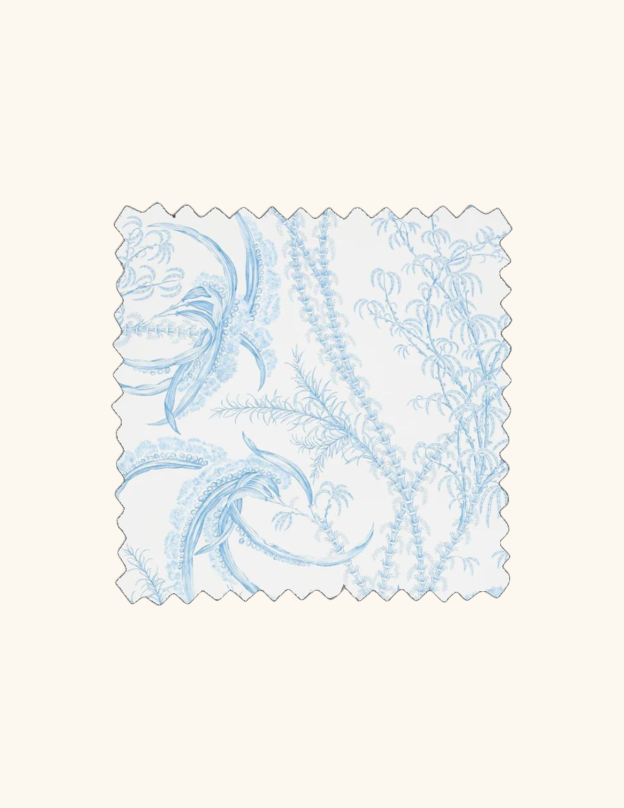 Ocean Toile Wallpaper