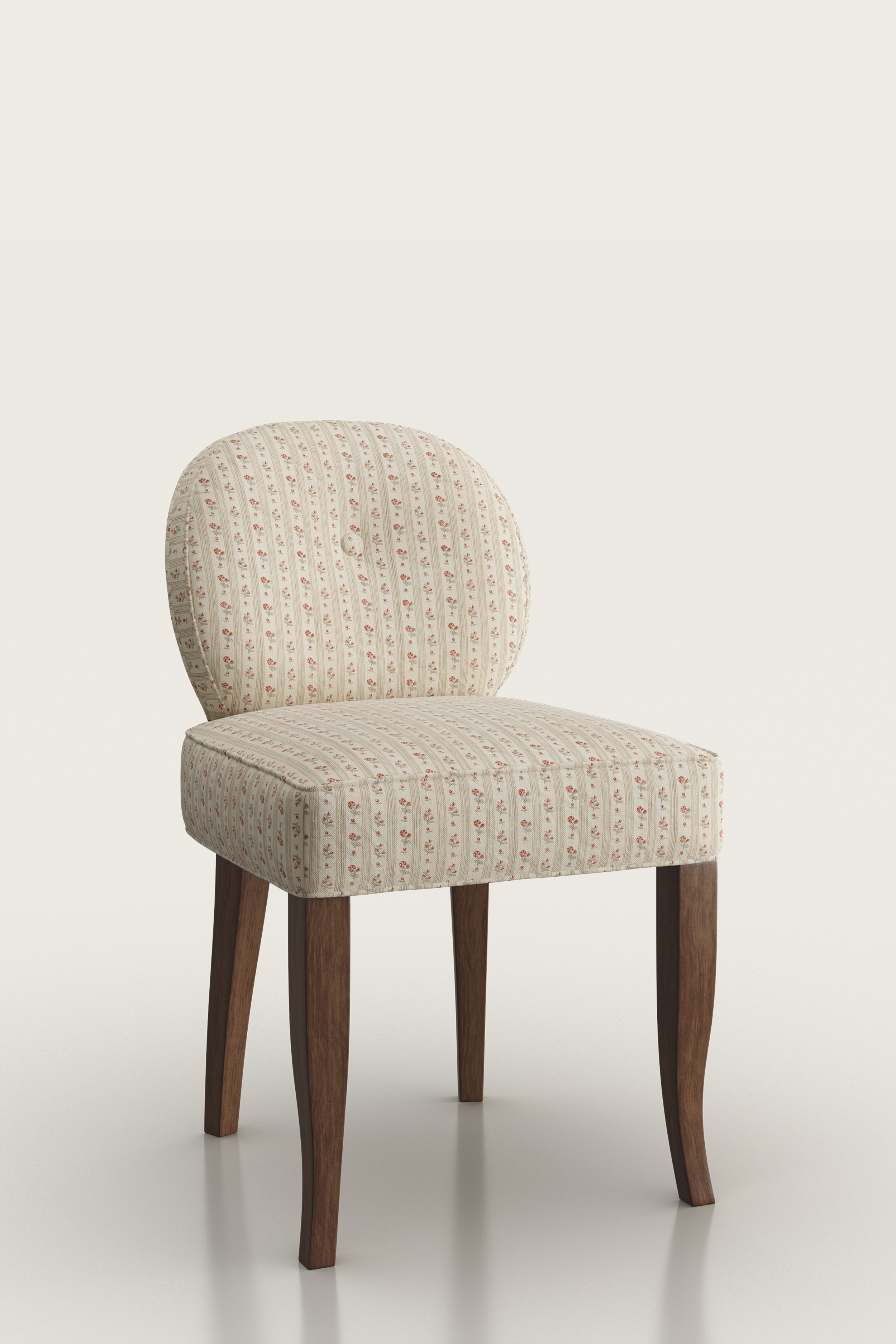 Rose Stool in Cabanon Stripe